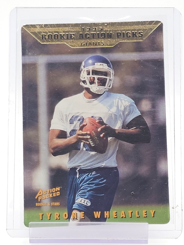 TYRONE WHEATLEY 1995 ACTION PACKED ROOKIE ACTION PICKS #95 GIANTS RC Q7183