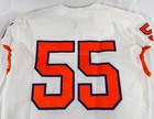 2017-22 Clemson Tigers #55 Game Issued Pos Used White Jersey Football NP R 48 87 — photo 10