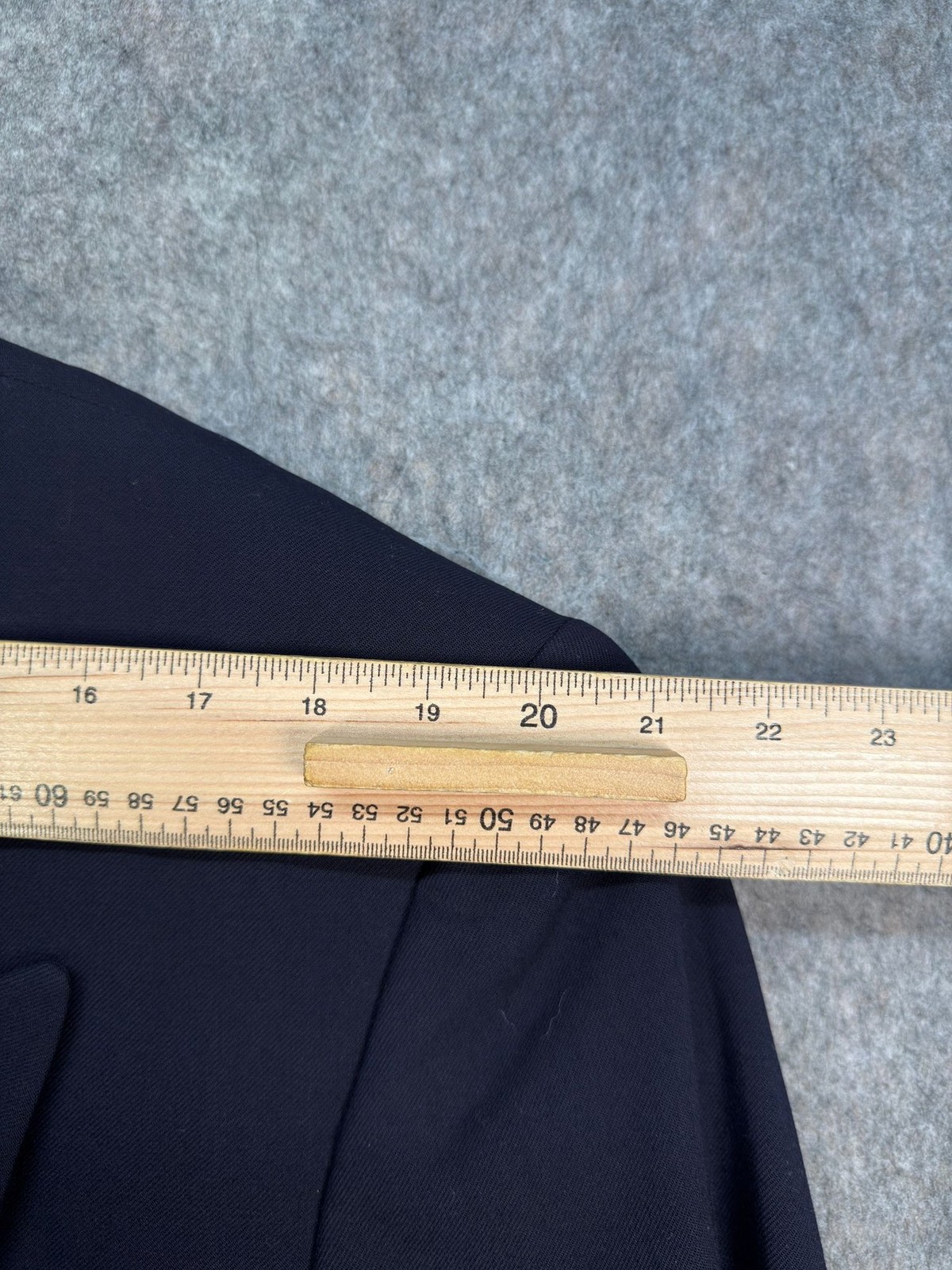 Yves Saint Laurent Blazer Mens Size Large Navy New Wool Double Breasted YSL thumbnail 3