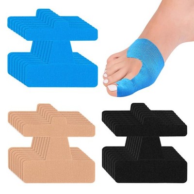 24x Hallux Valgus Korrektur Kinesiotape Pre-Cut Tape Zeh Fuß Bandage Sport Mix