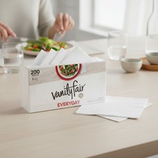 Elegant 200 Count Disposable Paper Napkins - Soft 2-Ply for Every Occasion