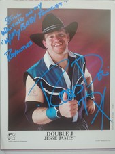WWE/WWF Original promo photo Double J Jesse James