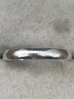 Vintage 925 Sterling Silver Ring Size Q 1/2 Plain Band