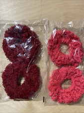Set Of 4 Hand Crochet Scrunchies LX 