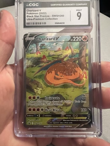 Charizard V graded CGC 9 for sale on eBay