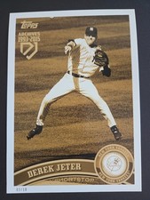 2017 Topps Archives Derek Jeter DJ-19 JUMBO /10