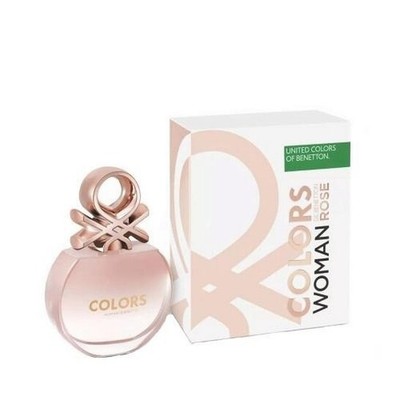 Benetton Colors Woman Rose Eau de Toilette for Women 2.7 Oz / 80ml New & Sealed