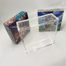 Pokemon Booster Box Magnetic Acrylic Case Framing / Storage Display Case Only 