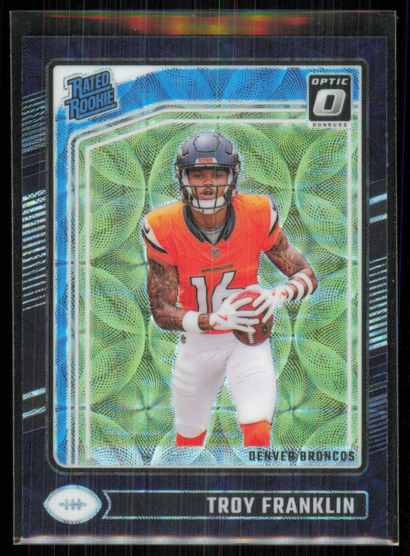 2024 Donruss Optic Purple Scope Prizm Rated Rookie Troy Franklin #294
