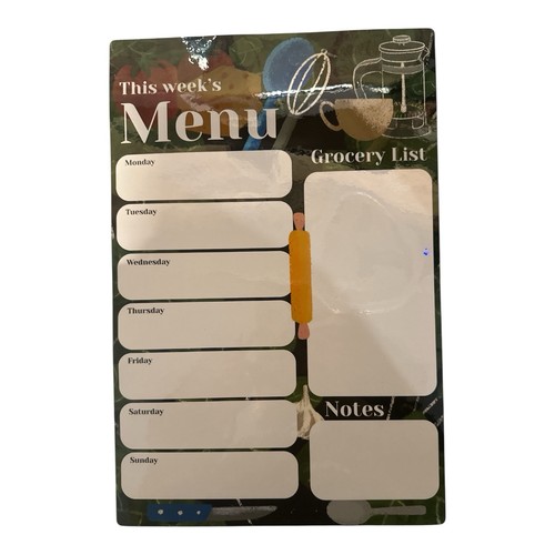 Mommy Marvel Weekly Meal Planner with Conversion Chart and Dry Erase Marker - Picture 4 of 6