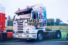 Truck photo Scania 143M 420 Tractor unit only Netherlands white INTRAHO, B #a4rx