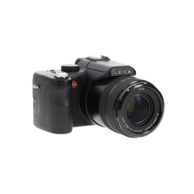 Leica V-Lux 1 Digital Camera, Black {10MP} 18310 with Cap, Hood