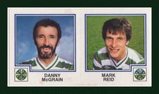 1983 Panini #403 A-B Danny McGrain Mark Reid Celtic