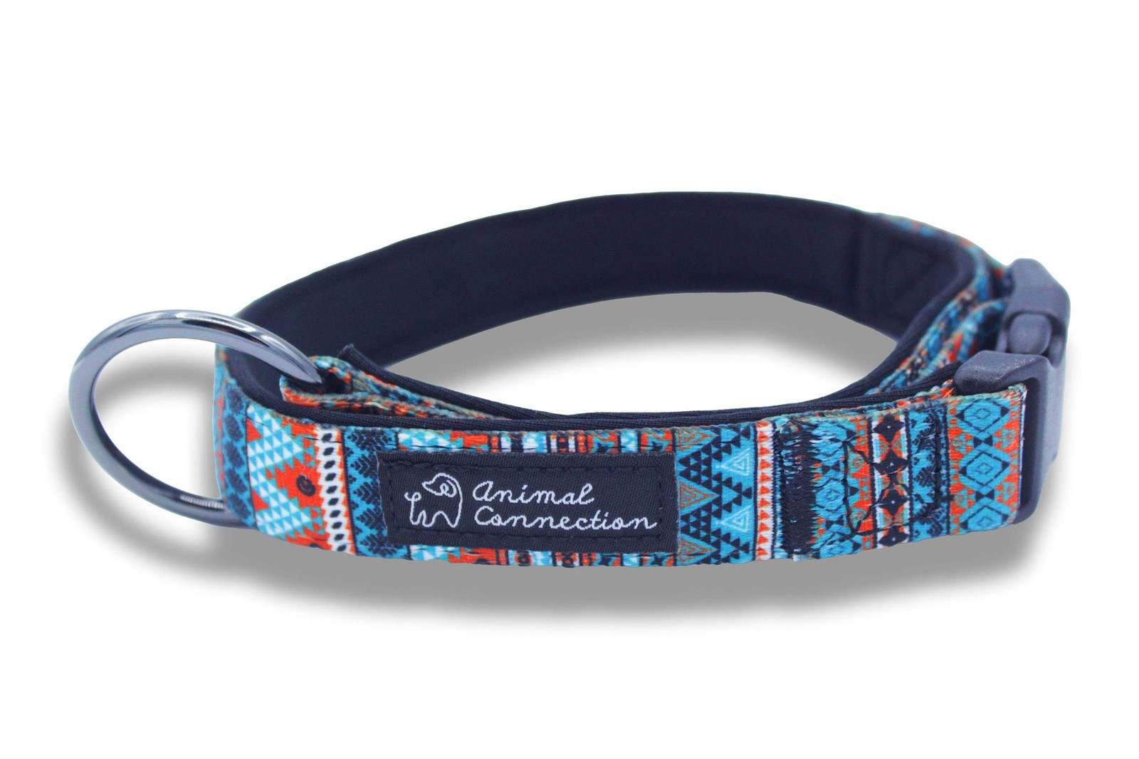 Collare Cane Regolabile Imbottito con Morbido Neoprene. Pattern Colorato  p