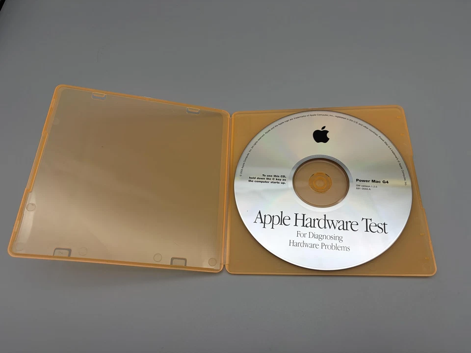 Apple Hardware Test CD Power Mac G4 SW 1.2.5 691-3544-A Diagnostic Utility - Image 2 of 4