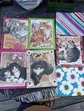 Vintage Mead Sophisticats Cat Folder Lot 5 Vi...