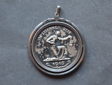 Genuine Pendant Donation Medal "In Iron Age" 1916 Iron Cross WWI