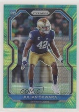 2020 Panini Prizm Rookie Hyper Prizm 24/175 Julian Okwara #361 s3g