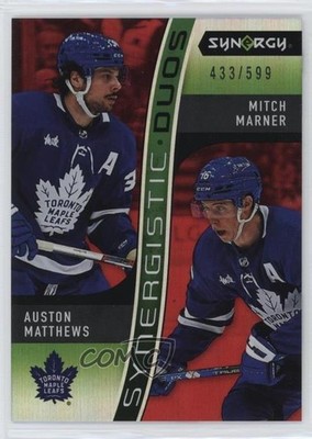 2023 Synergy Synergistic Duos Star-Star Red Auston Matthews Mitch Marner 0it0