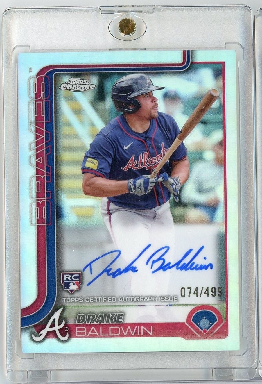 2025 Topps Chrome Drake Baldwin RADBA 499 Refractor Auto Rookie RC Baseball Card