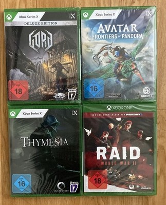XBox Series X 4 Action Spiele Sammlung  NEU + OVP   7 % Rabatt beim Kauf von  2