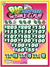 NEW pull tickets BIG ACTION GAMBLING - Instan...