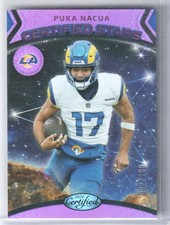 2024 Panini Certified #10 Puka Nacua Certified Stars Mirror Pink #/199