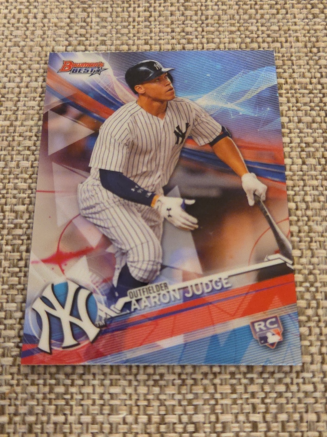 2017 Bowman’s Best Aaron Judge Rookie RC