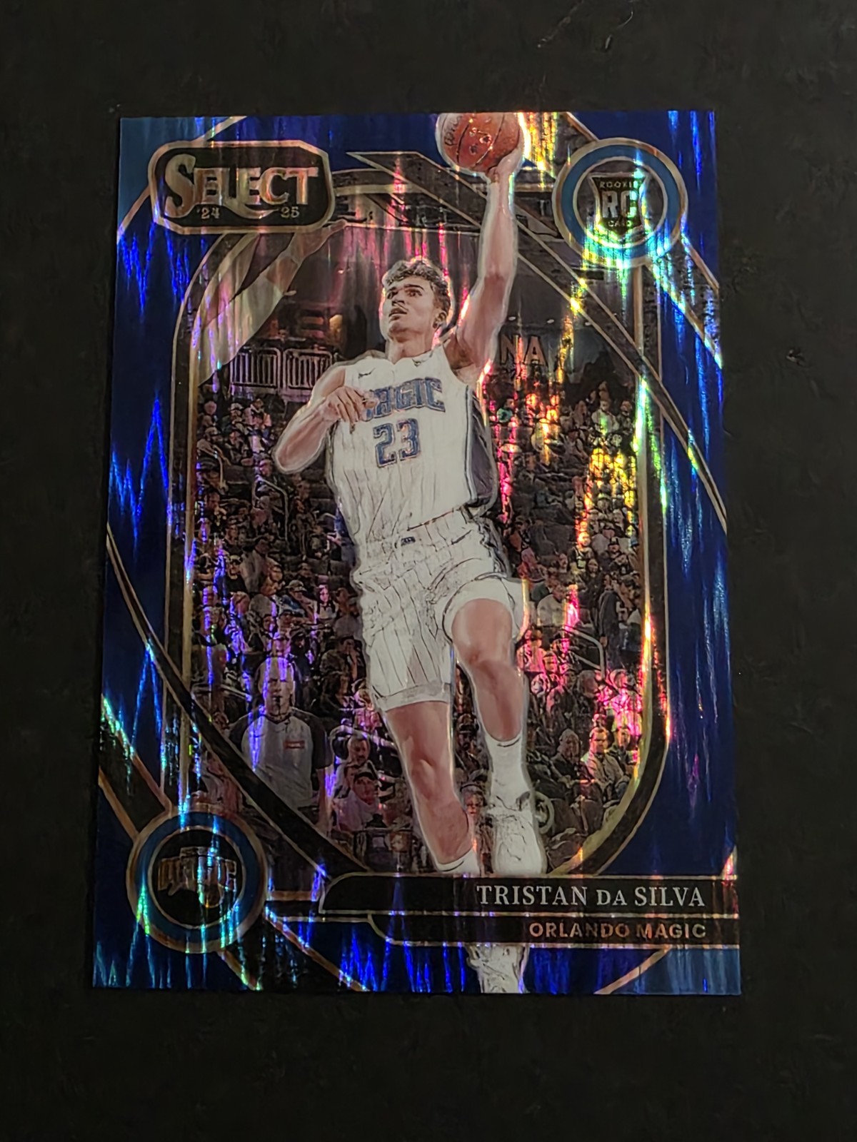 2024-25 Select Basketball Tristan Da Silva   /99 blue flash courtside