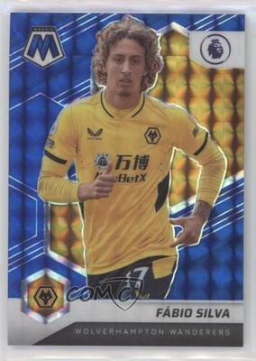 2021-22 Panini Mosaic Premier League Blue Prizm 56/99 Fabio Silva #53 0c2