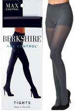 Berkshire Petite Dark Gray Max Control Top Tights, Slimming Level 3 - 4739