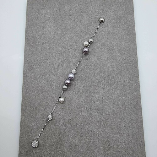 Swarovski Remix Pearl 2 Armband Perlen lila purple Gr. M Strand Bracelet 5463191 - Bild 8 von 9