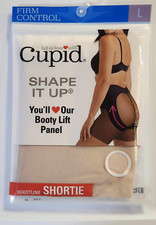 Cupid Shape It Up Shapewear Underwear Women's Lg Firm Control Waistline Shortie
