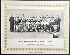 1934/35 Halifax Wolverines CCM Premium Allan Cup Vintage Hockey Team Photo