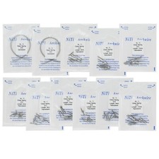 Dental Orthodontic Niti Closed Open Coil Spring Arch Wires 010 012 180mm 6mm 9mm