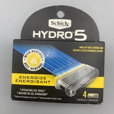Schick Hydro 5  Blade Energize Cartridge Refills 4 ct