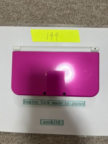 New Nintendo 3DS XL LL White x pink Console region Japanese ♯144 - Afbeelding 1 van 18