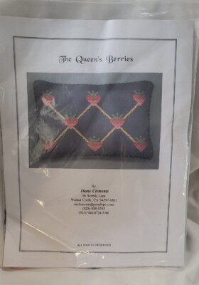 The Queens Berries Kit Diane Clements Queen Stitch Sampler B31