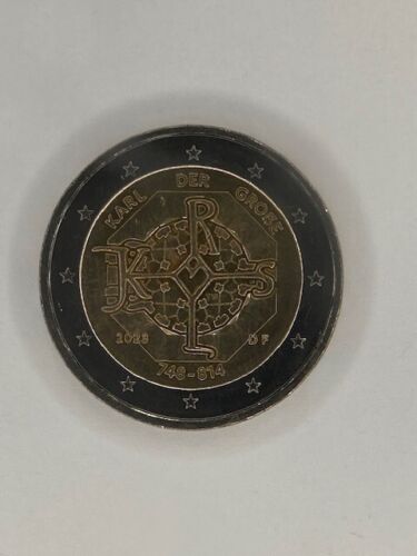 Moneta 2€ Karol Wielki 2023 DF błędne tłoczenie  - Zdjęcie 1 z 9