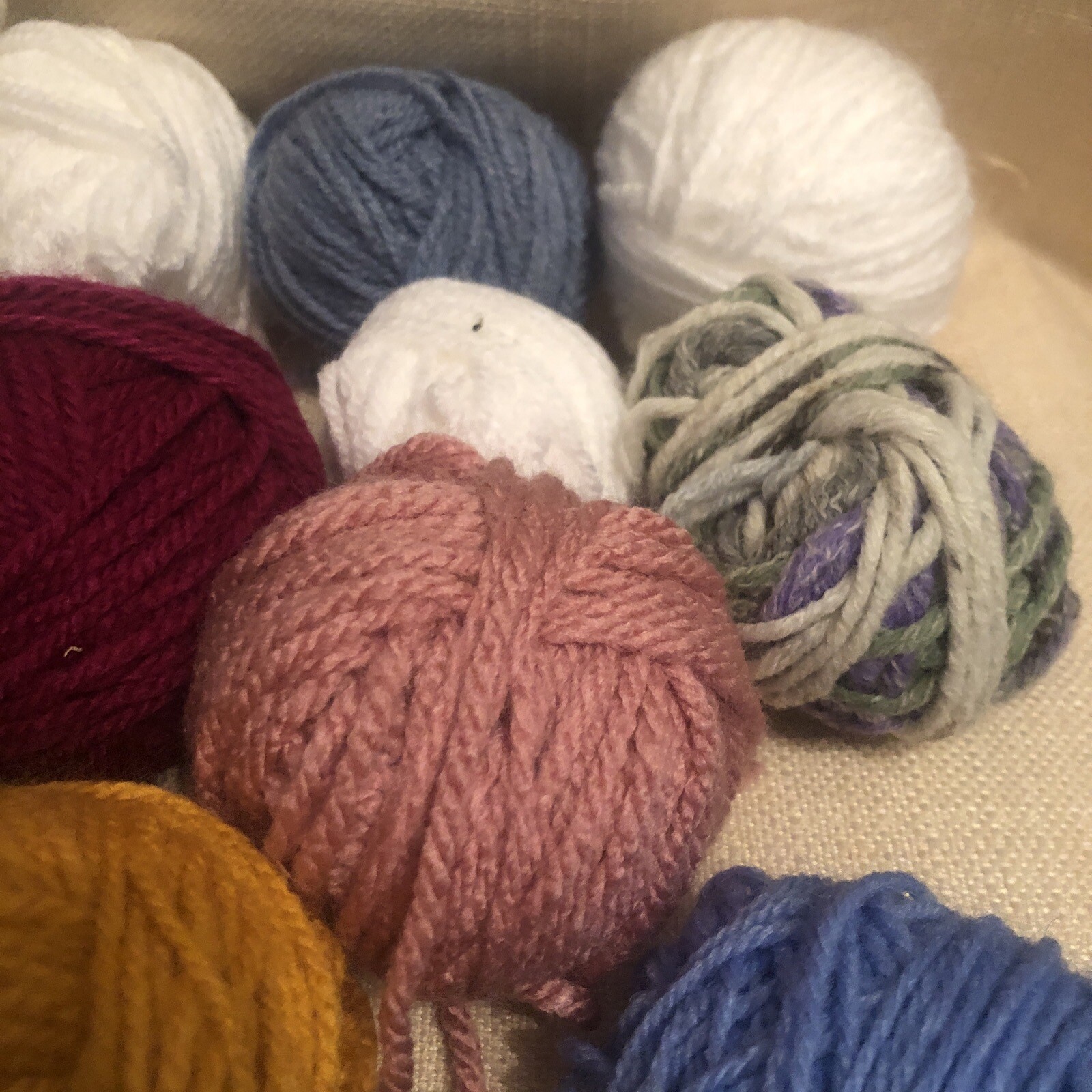 knitting crochet yarn bundle job lot 0.420kg eBay