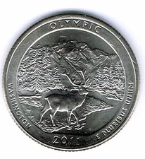2011-D Denver Brilliant Uncirculated Olympic National Park Quarter Coin!