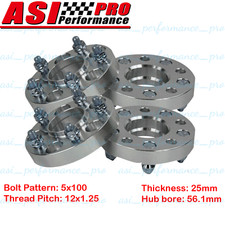 4pcs 5x100 Wheel Spacers Fits Subaru Impreza Forester BRZ 25mm HUBCENTRIC.