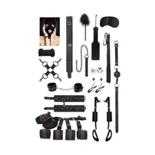 Shots Advanced Bondage Kit Bed Restraint Black