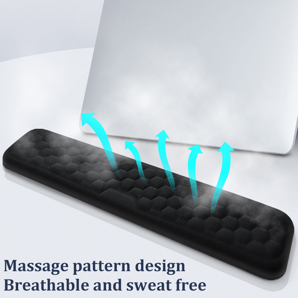 Ergonomic Gel Wrist Rest Keyboard and Mouse Pad for Comfort and Support-image