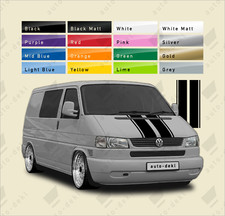 Fits VW T4 Transporter - Bonnet Stripes Vinyl Graphic Stickers Camper Decal