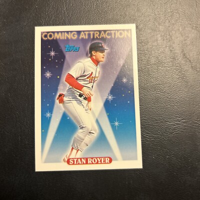 Bxc 1993 Topps #820 Stan Royer, St. Louis Cardinals Coming Attractions