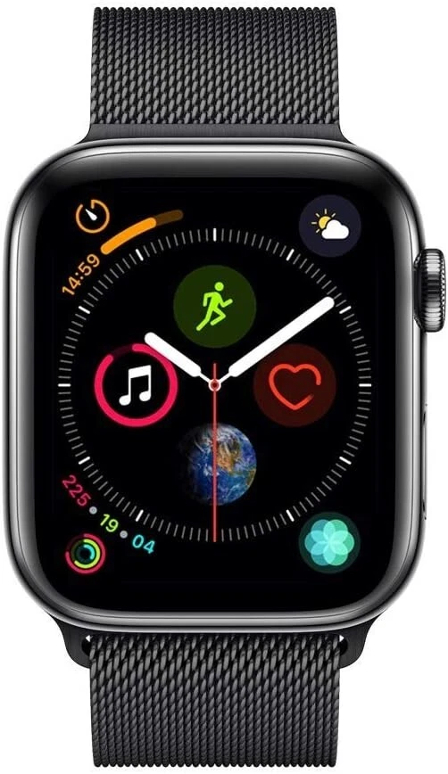 Series 4 space black stainless best sale steel