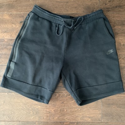tech fleece shorts black