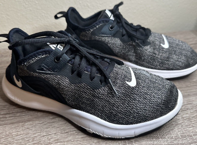 NIKE Flex TR 9 Black Anthricite Women's Size 6.5 Black/Gray Activewear Sneakers
