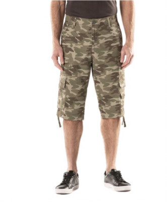 Pantalones cortos de carga George Freestyle para hombre camuflaje flexible debajo de la rodilla talla 38 |